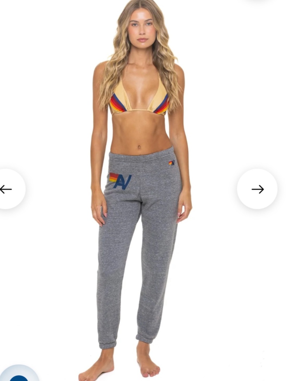 LOGO SWEATPANTS - HEATHER GREY - Picture 2 of 6